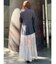 チュールティアードスカート