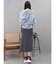 バックタックスタンドカラーシャツ
