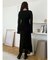 カットレースブロッキングフレアスリーブマーメイドワンピース