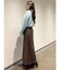 ロングシャギーマフラーセットニット
