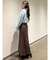 ロングシャギーマフラーセットニット
