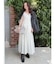 ドットプリントナローワンピース