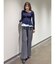 フェイクウール折返しベルトパンツ