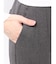 フェイクウール折返しベルトパンツ