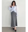 シアーラッフルダブルリボンブラウス