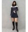 バックZIPミニマーメイドミニスカパン