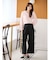 サイドリボンコルセットパンツ