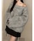 【OUNNOUN】ロングシャギー2WAYオーバーサイズニット