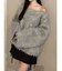 【OUNNOUN】ロングシャギー2WAYオーバーサイズニット