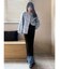 【OUNNOUN】ロングシャギー2WAYオーバーサイズニット