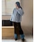 【OUNNOUN】ロングシャギー2WAYオーバーサイズニット