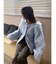 【OUNNOUN】ロングシャギー2WAYオーバーサイズニット