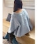 【OUNNOUN】ロングシャギー2WAYオーバーサイズニット