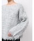 【OUNNOUN】ロングシャギー2WAYオーバーサイズニット