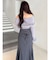 【WEB限定カラーあり】フェイクファートリミングニット