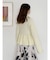 【WEB限定カラーあり】オフタートルペプラムニット