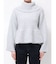 【WEB限定カラーあり】オフタートルペプラムニット