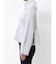 【WEB限定カラーあり】オフタートルペプラムニット