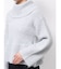 【WEB限定カラーあり】オフタートルペプラムニット