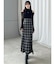 ショルダースリットナローストラップニット