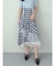 異素材使いティアードスカート