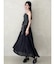 トレンチビスチェ異素材ドッキングキャミワンピース
