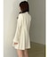フィットアンドフレアサイドプリーツジャケットワンピ