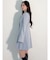 フィットアンドフレアサイドプリーツジャケットワンピ