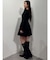 ポンチアシメフレアミニワンピース
