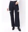 サイドカットアウトパールビジューデニムストレートパンツ