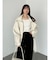 2WAYミニシャギーカーデライクニット