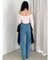 2WAYミニシャギーカーデライクニット
