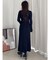 ワイドリブスキッパーニットワンピース