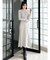 ワイドリブスキッパーニットワンピース
