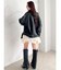 ビッグシルエットフェイクレザーブルゾン