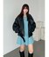 ビッグシルエットフェイクレザーブルゾン