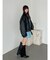 ビッグシルエットフェイクレザーブルゾン