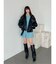 ビッグシルエットフェイクレザーブルゾン