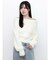 ミニシャギーオフショルニット