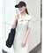 【POLO BCSコラボ】カラーネックメランジケーブルニットワンピース