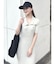 【POLO BCSコラボ】カラーネックメランジケーブルニットワンピース