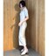 【POLO BCSコラボ】カラーネックメランジケーブルニットワンピース