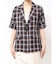 ハーフスリーブチェックジャケット