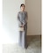 LADYシフォンペプラムドレス