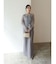 LADYシフォンペプラムドレス