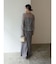 LADYシフォンペプラムドレス