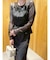 LADYシフォンペプラムドレス