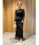LADYシフォンペプラムドレス