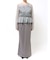LADYシフォンペプラムドレス