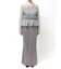 LADYシフォンペプラムドレス